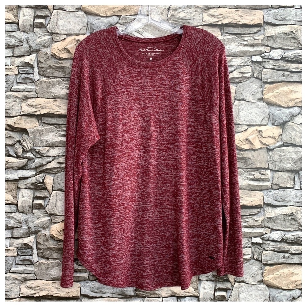 #43 Hollister Must Have Collection Vintage Long Sleeve Tunic Blouse Shirt Top